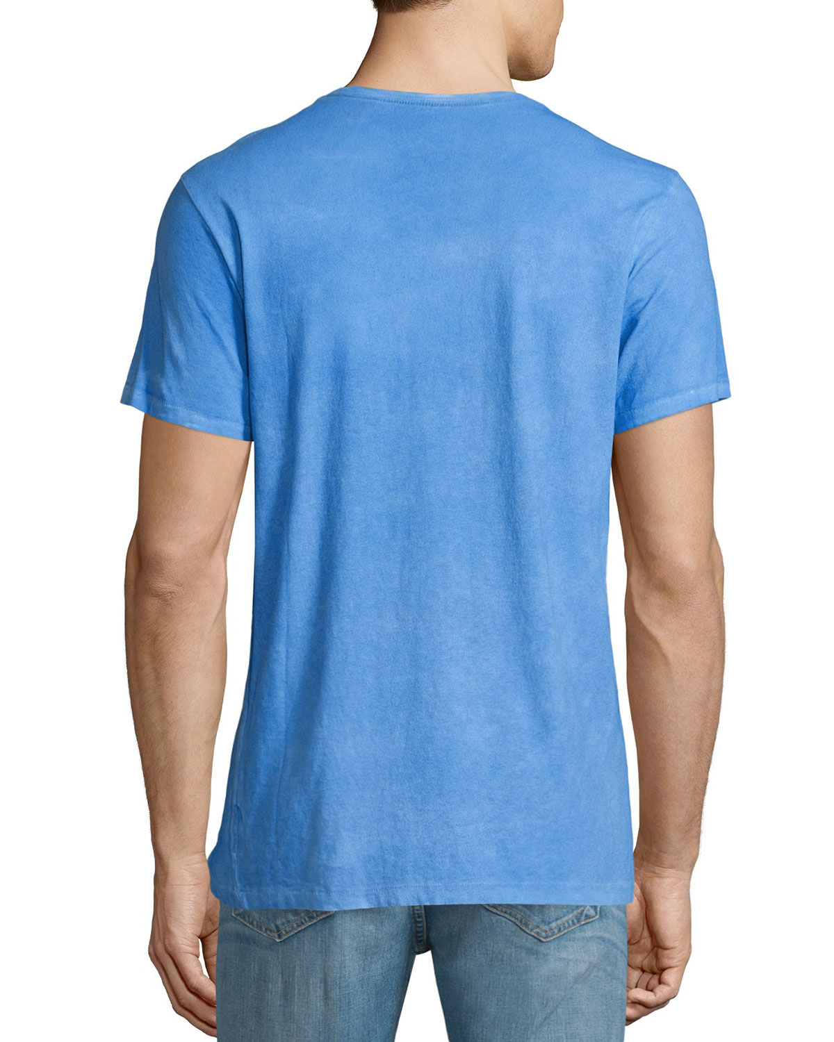 Tie-Dye Short-Sleeve T-Shirt, Bright Blue