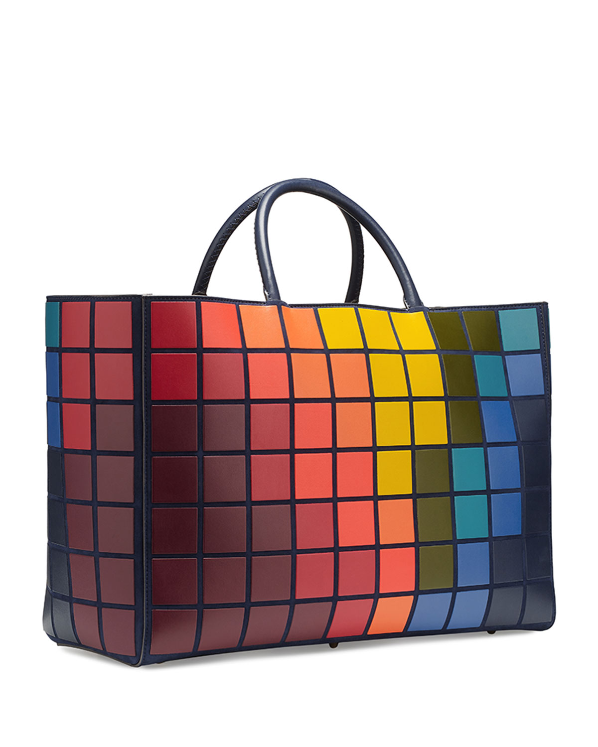 Ebury Maxi Giant Pixels Tote Bag, Multi