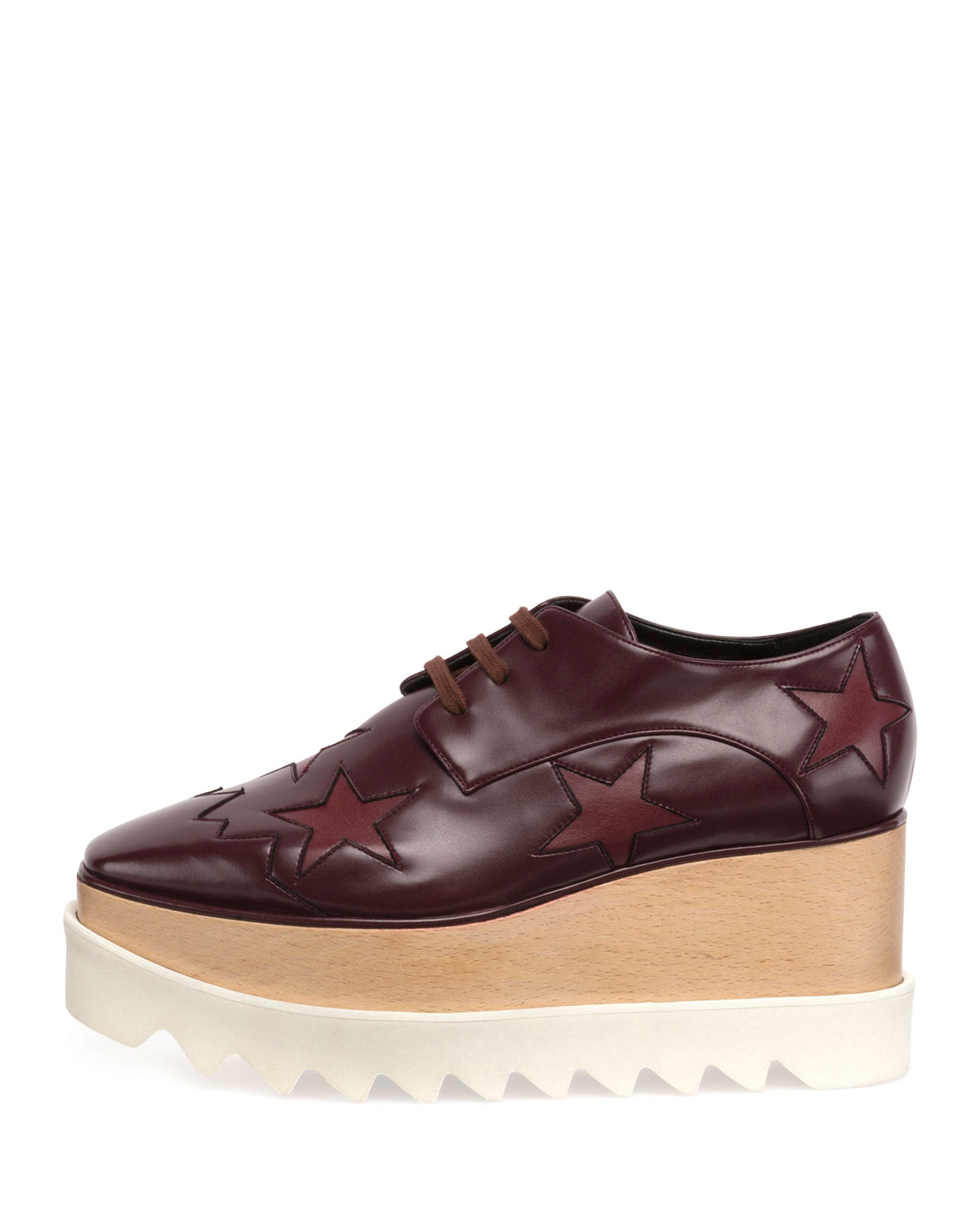 Elyse Star Platform Creeper, Bordeaux/Plum