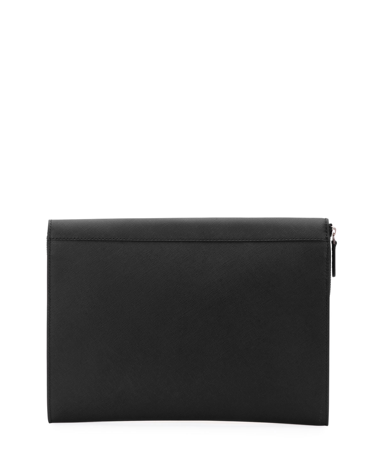 Leather Portfolio Case, Black