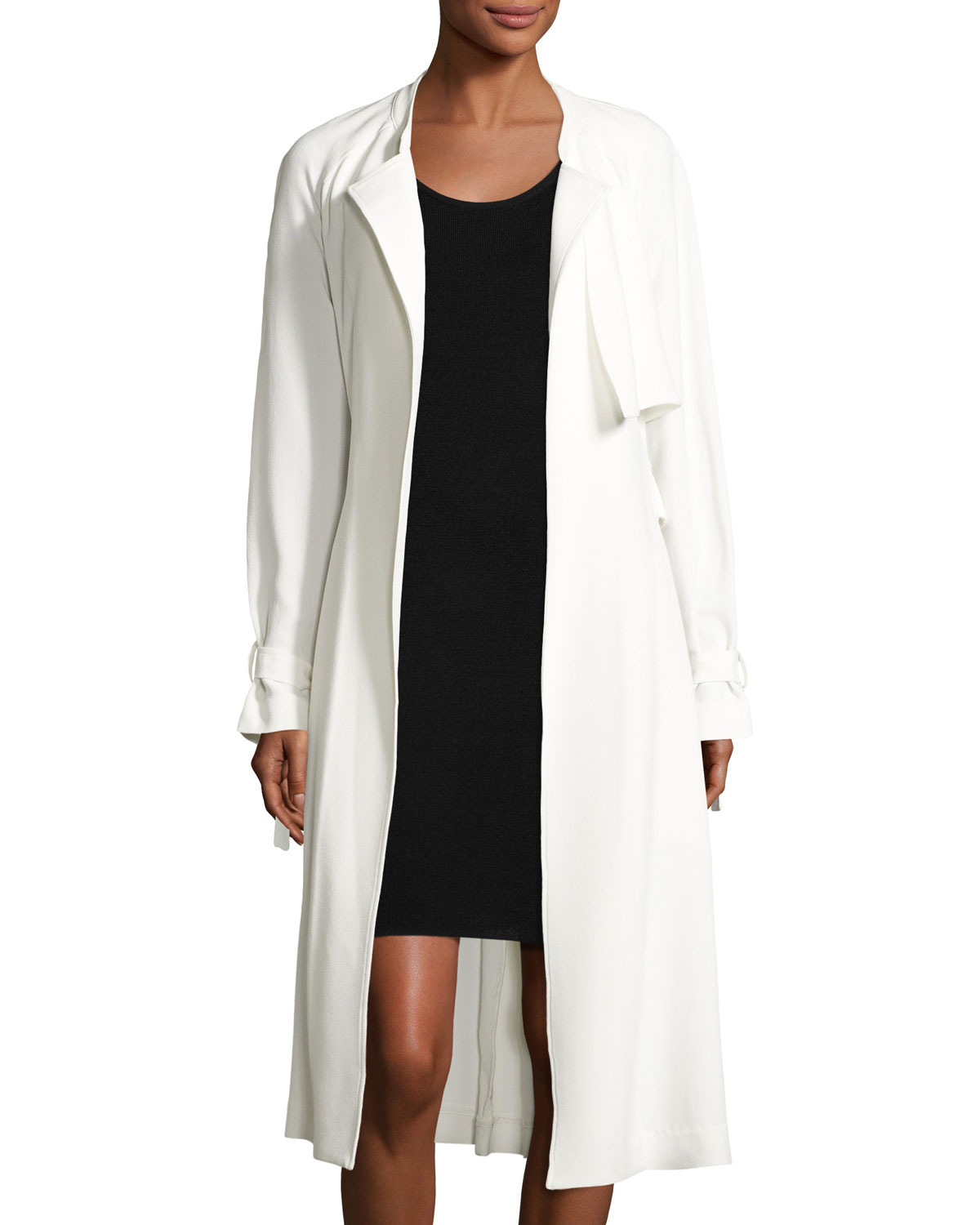 Augusto Belted Trenchcoat, Eggshell