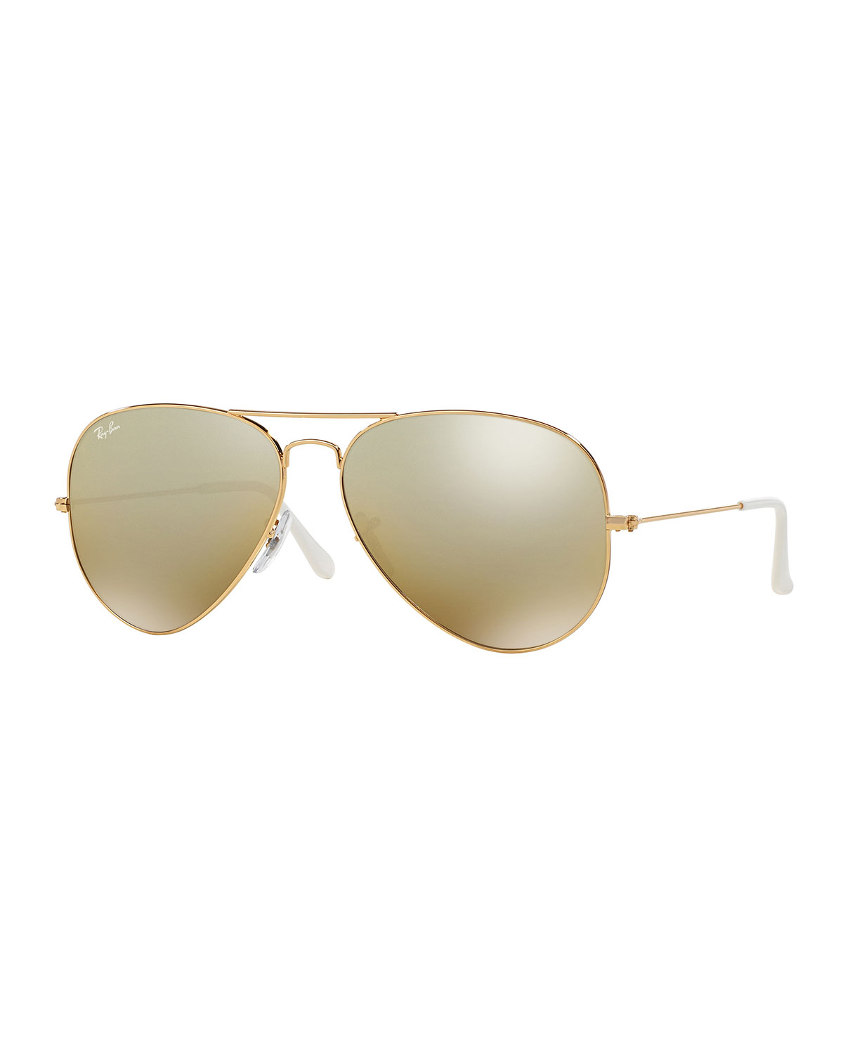 Mirrored Flash Aviator Sunglasses