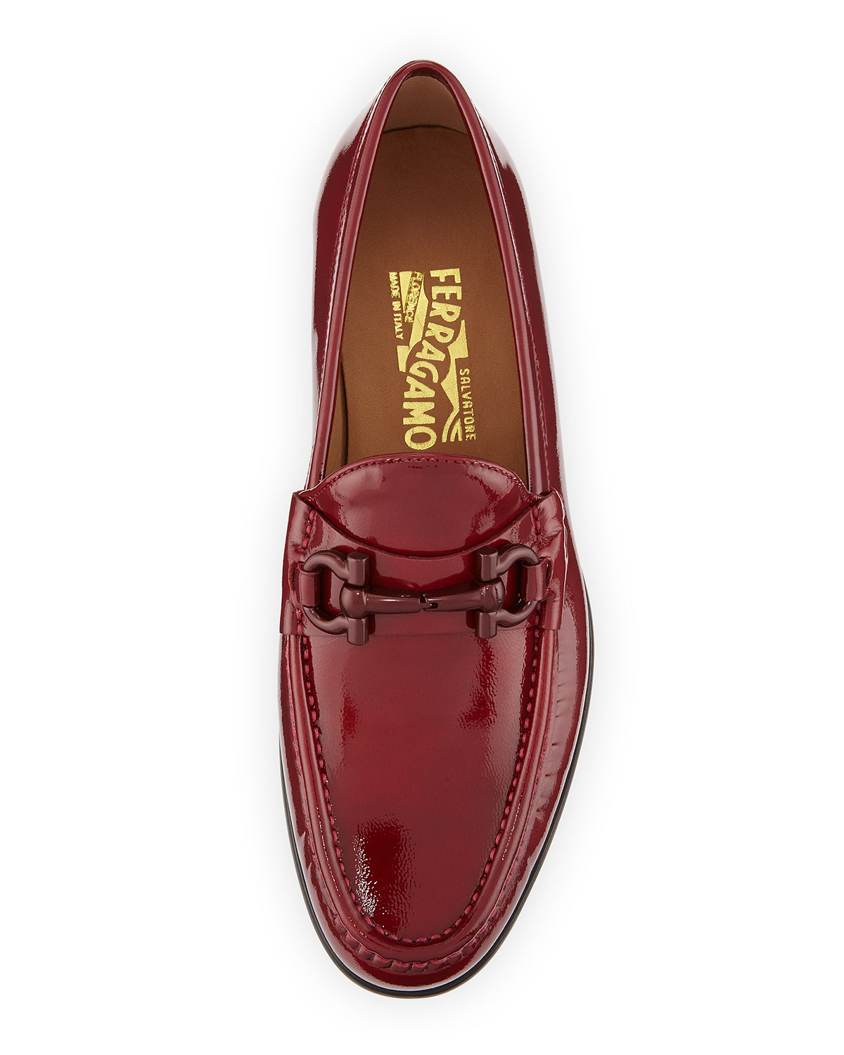 Mason Patent Leather Loafer, Opera Red