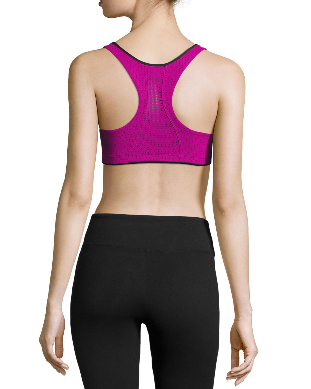 Perforated Compression Sports Bra