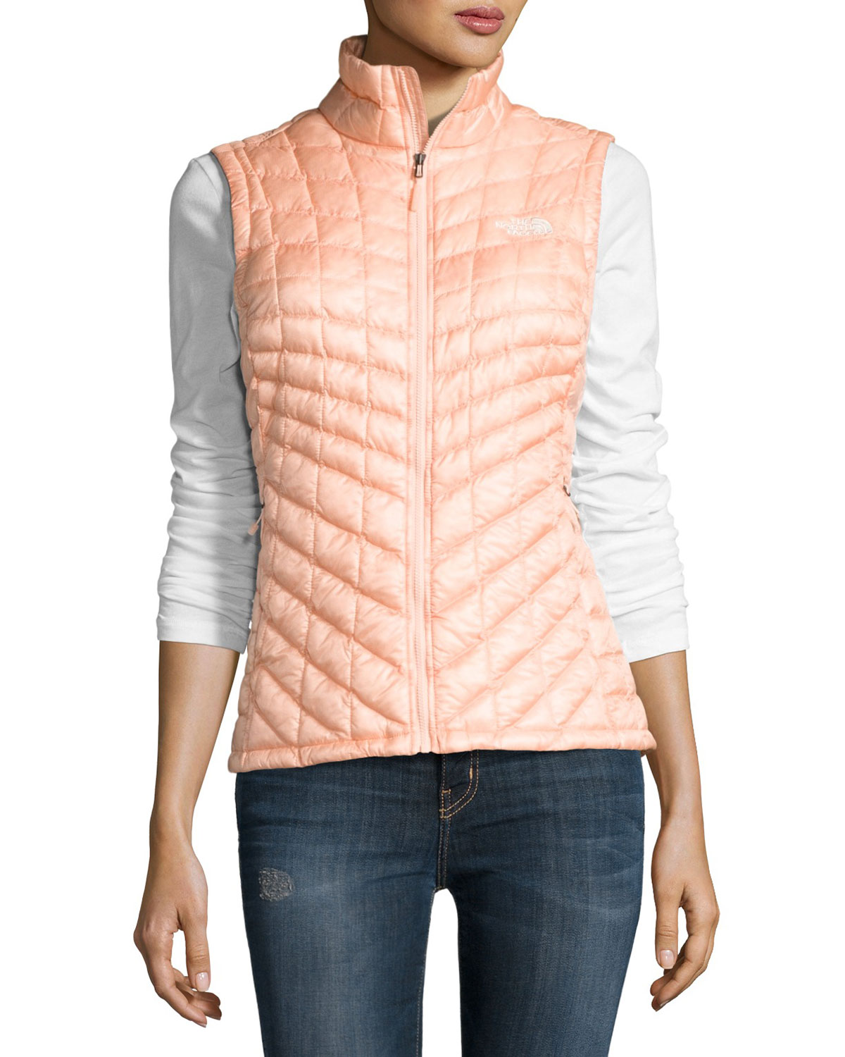 ThermoBall All-Weather Quilted Vest, Tropical Peach