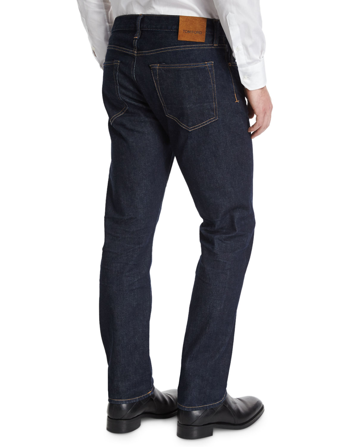 Straight-Fit New Indigo Stretch Jeans