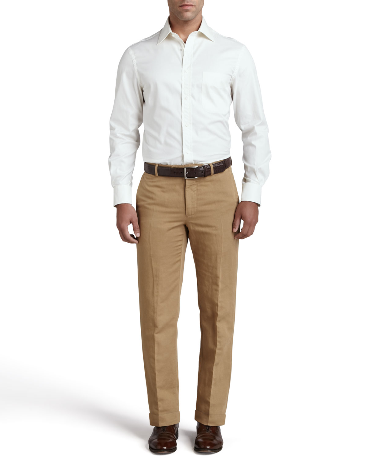 Lisle-Knit Polo Shirt