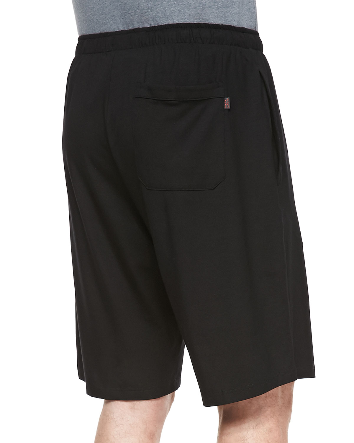 Basel Jersey Lounge Shorts, Black 