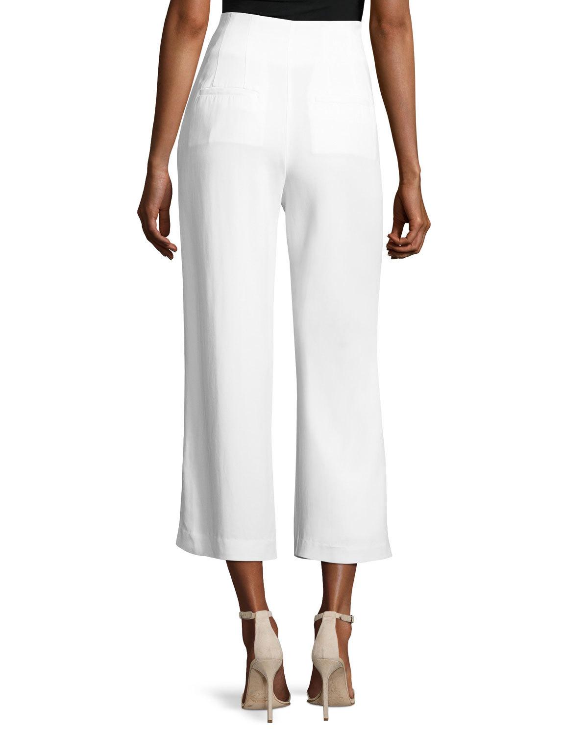 Marley Wide-Leg Cropped Pants 