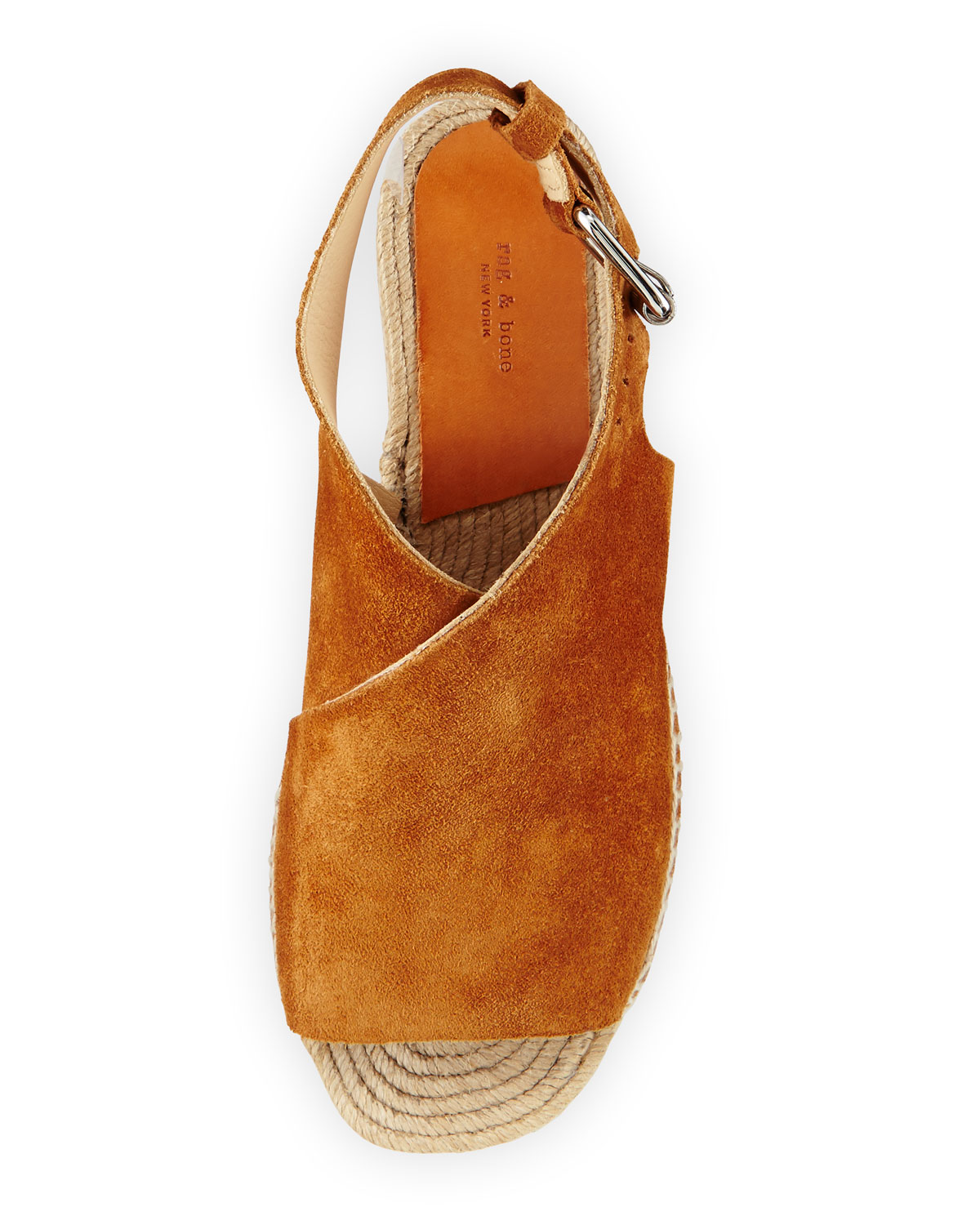 Sienna Crisscross Espadrille Wedge Sandal, Tan