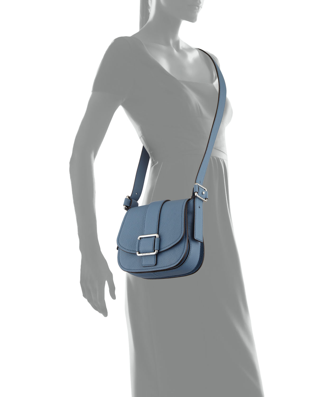 Maxine Medium Leather Saddle Bag