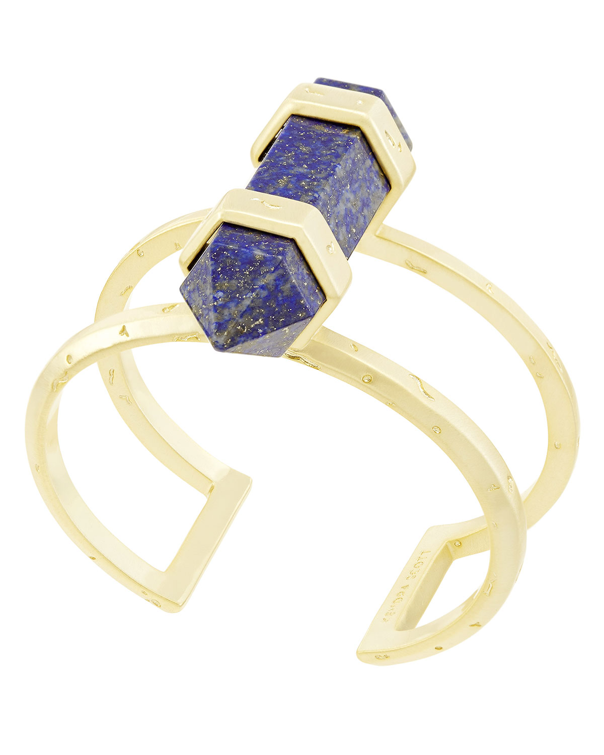 Shelli Lapis Statement Cuff Bracelet