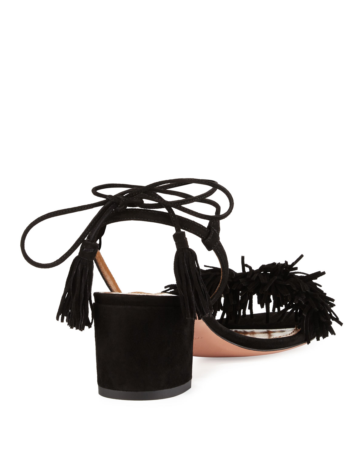 Wild Thing Fringe City Sandal, Black