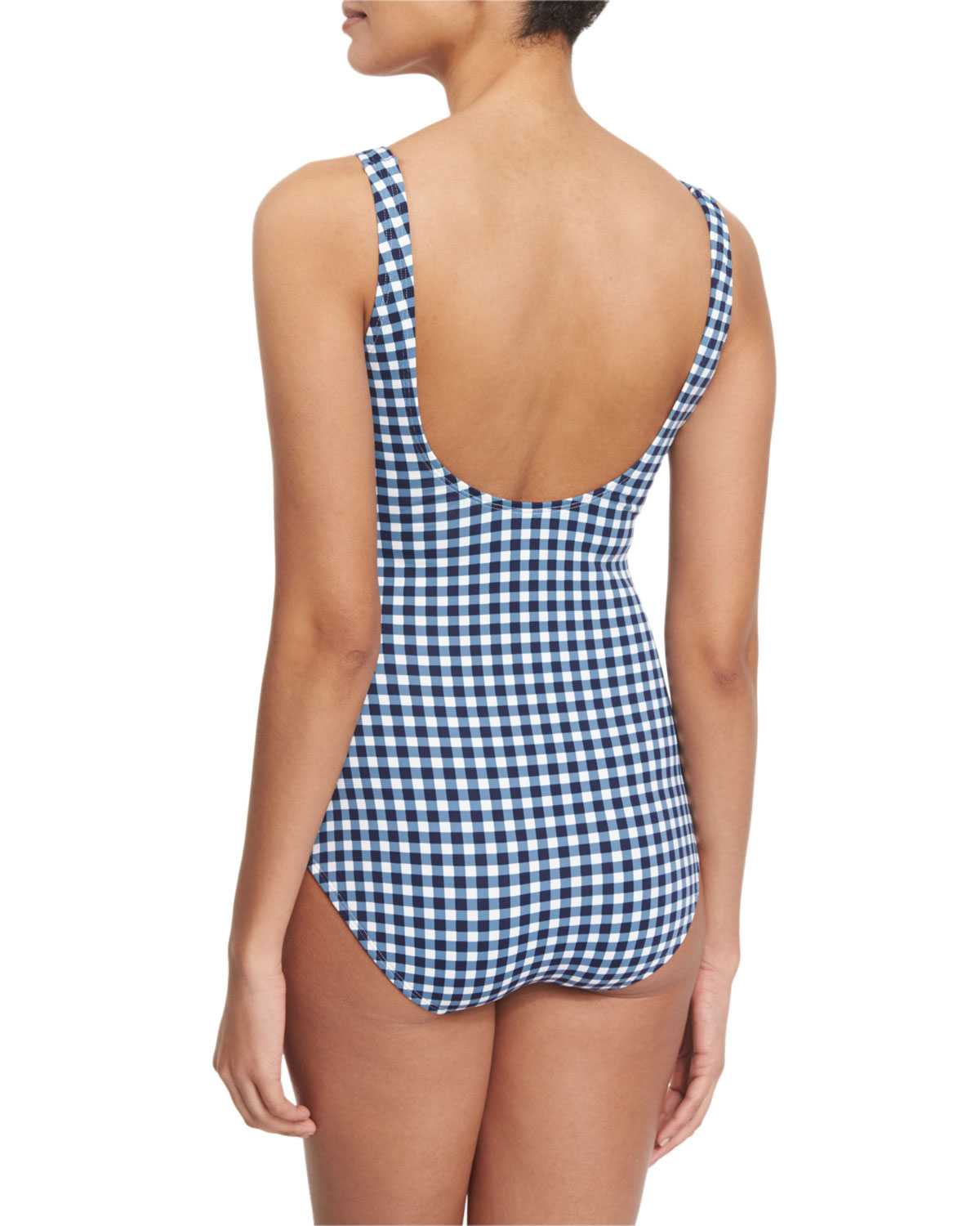 Gingham Sweetheart One-Piece Swimsuit