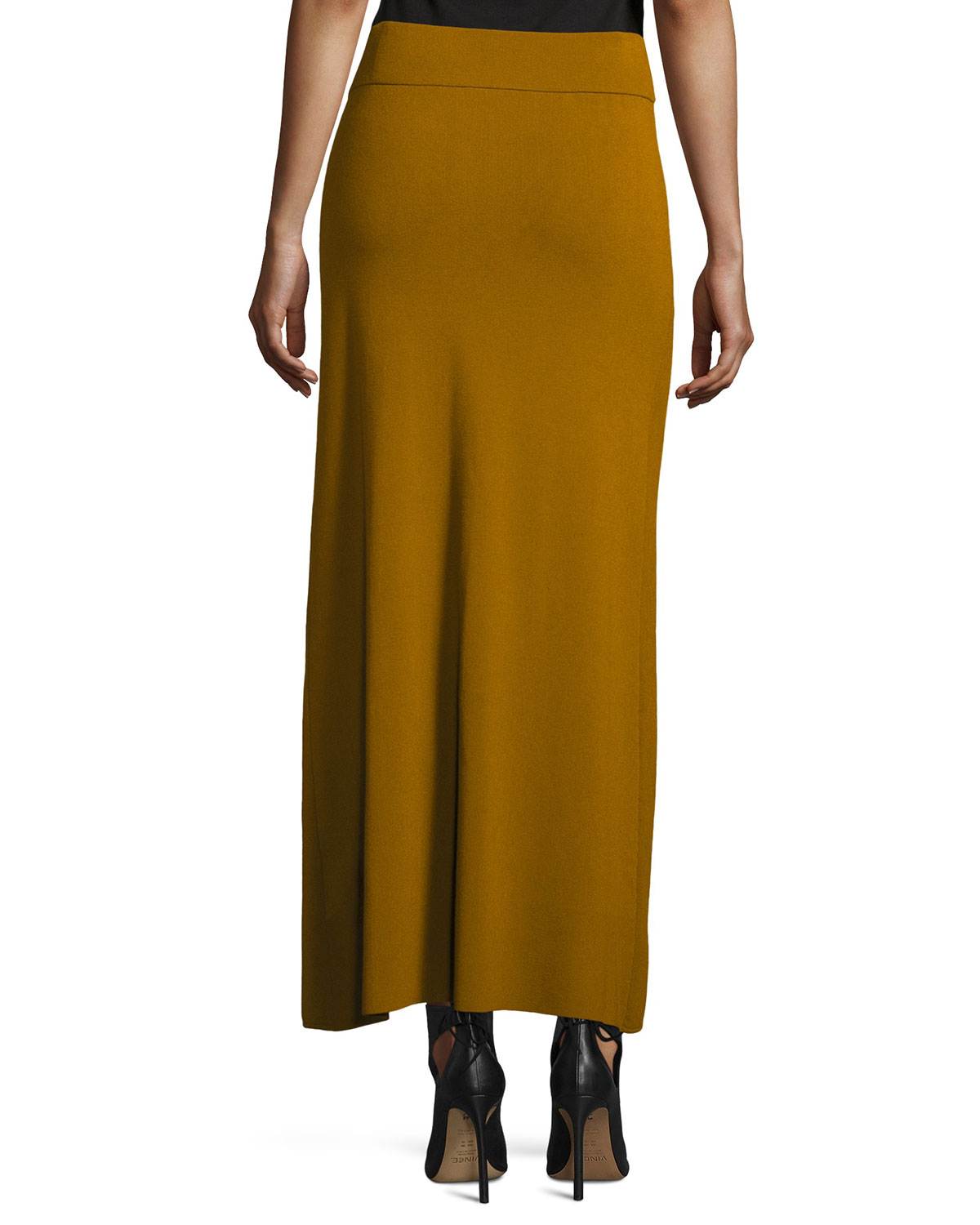 Muller Overlap Maxi Skirt, Honey