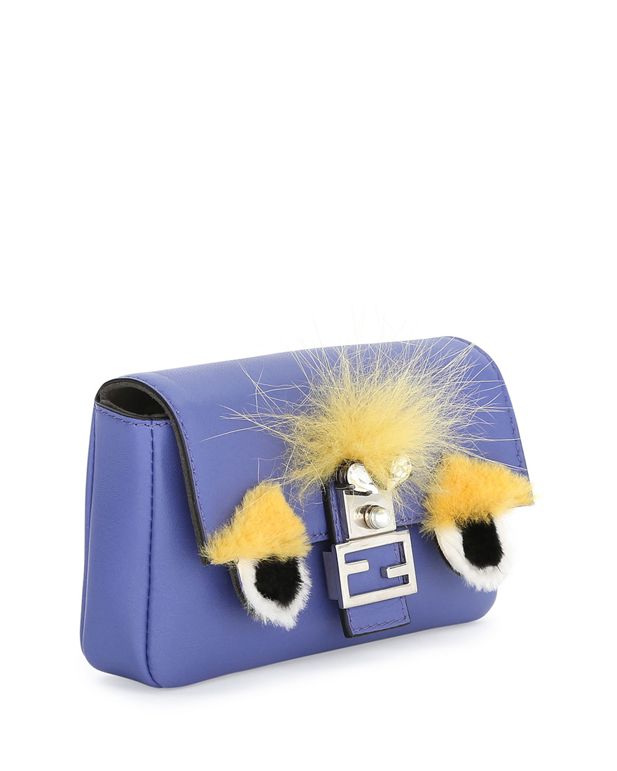 Baguette Micro Monster Bag, Purple Multi