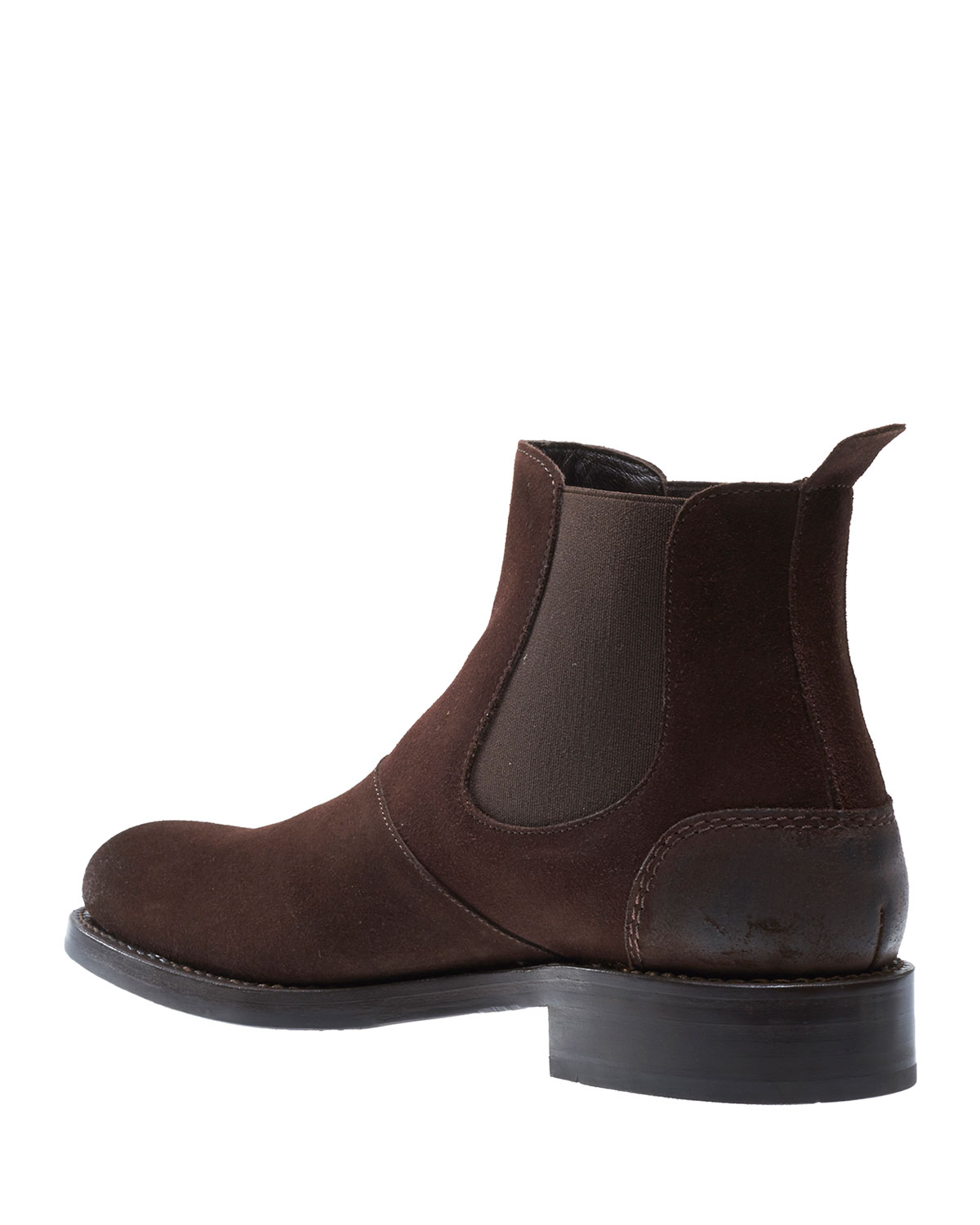 Montague Suede Chelsea Boot, Brown