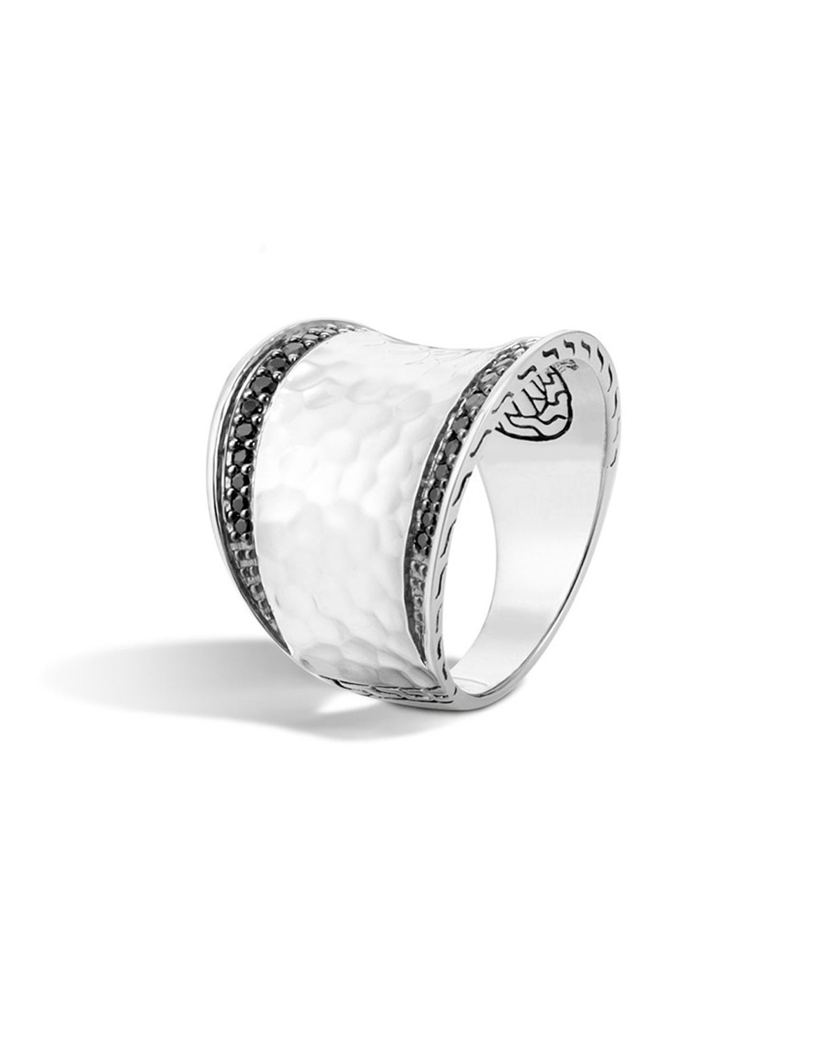 Classic Chain Lava Pavé Ring