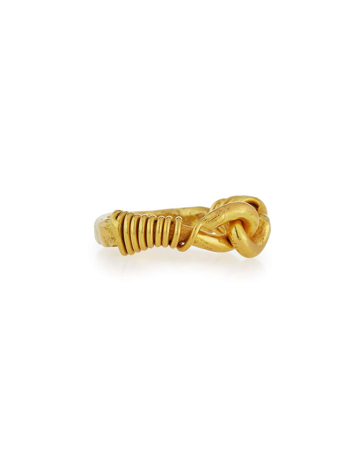 Interlocking 22K Gold Ring