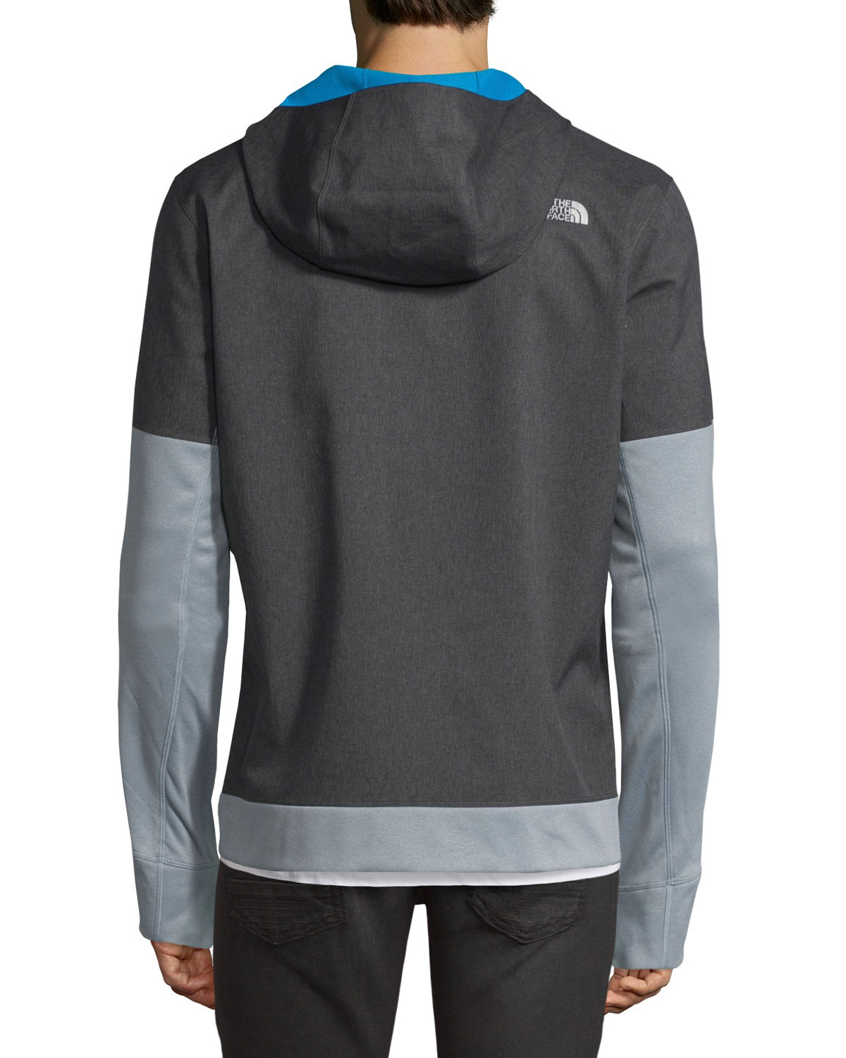 Kilowatt Front-Zip Hooded Jacket, Dark Gray