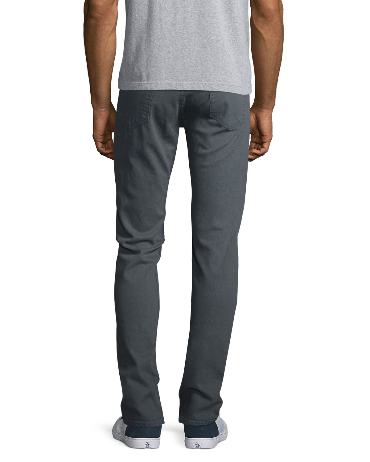 Standard Issue Fit 2 Mid-Rise Relaxed Slim-Fit Jeans, Coated Gray