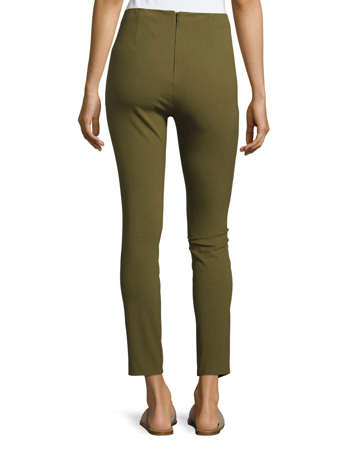 Simone High-Waist Leggings, Olive