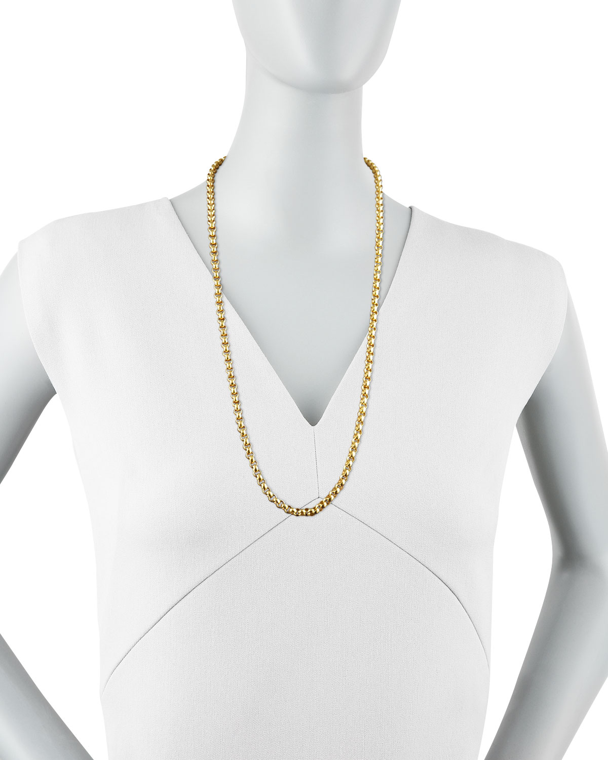 Venezia 19k Gold Necklace, 31"L