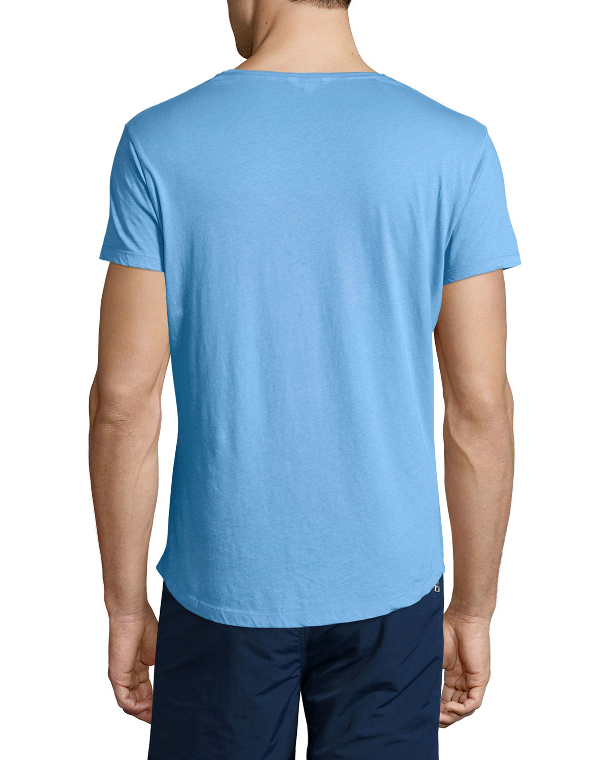 V-Neck Short-Sleeve T-Shirt, Riviera