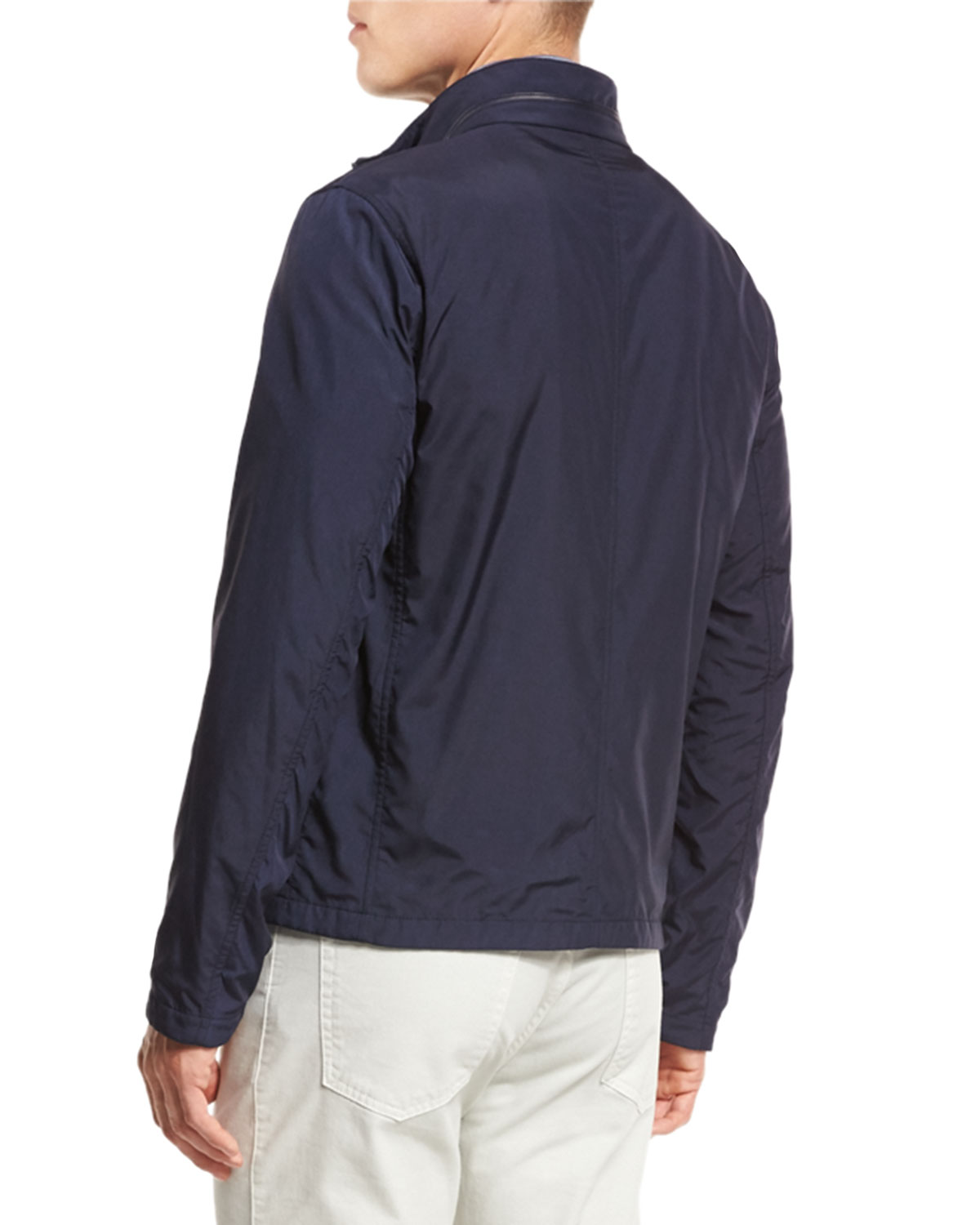 Reversible Microfiber Blouson Jacket