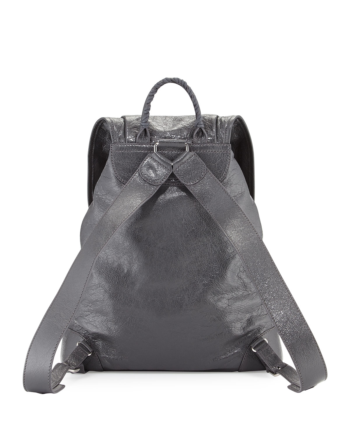 Giant Traveler's Lambskin Backpack, Gray