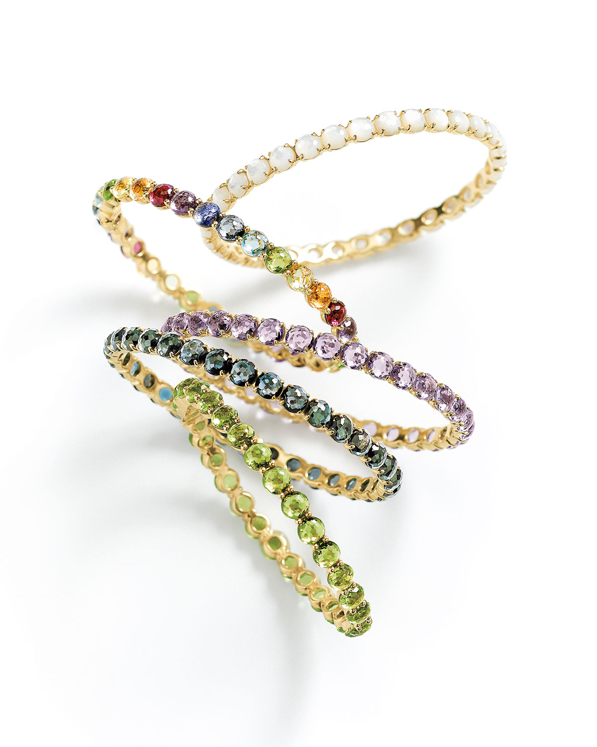 18k Rock CandyTennis Bracelet in Peridot 