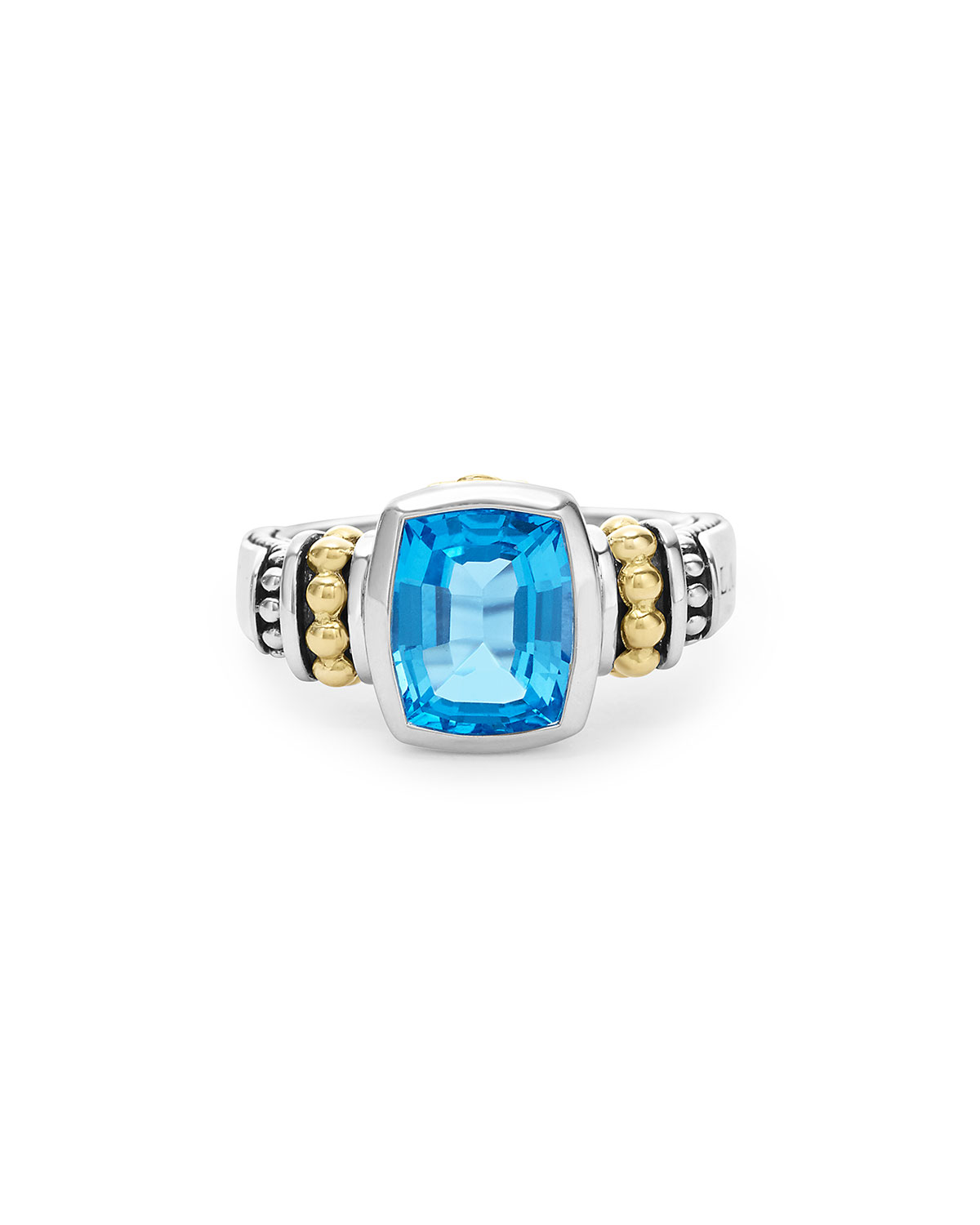 Glacier 10mm Blue Topaz Ring, Size 7