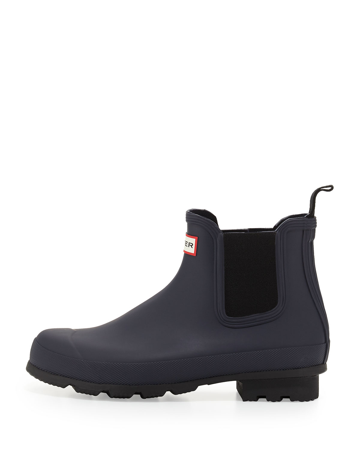 Dark-Sole Chelsea Boot, Dark Blue