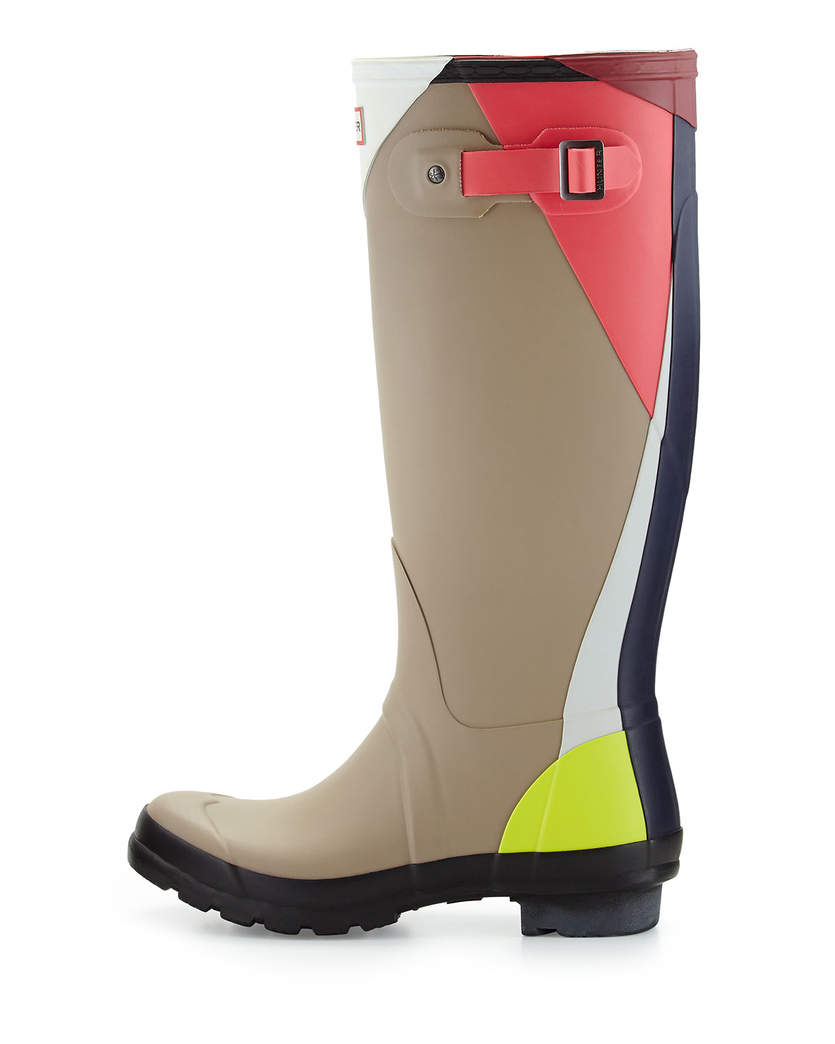 Original Tall Dazzle Welly Boot, Bright Watermelon