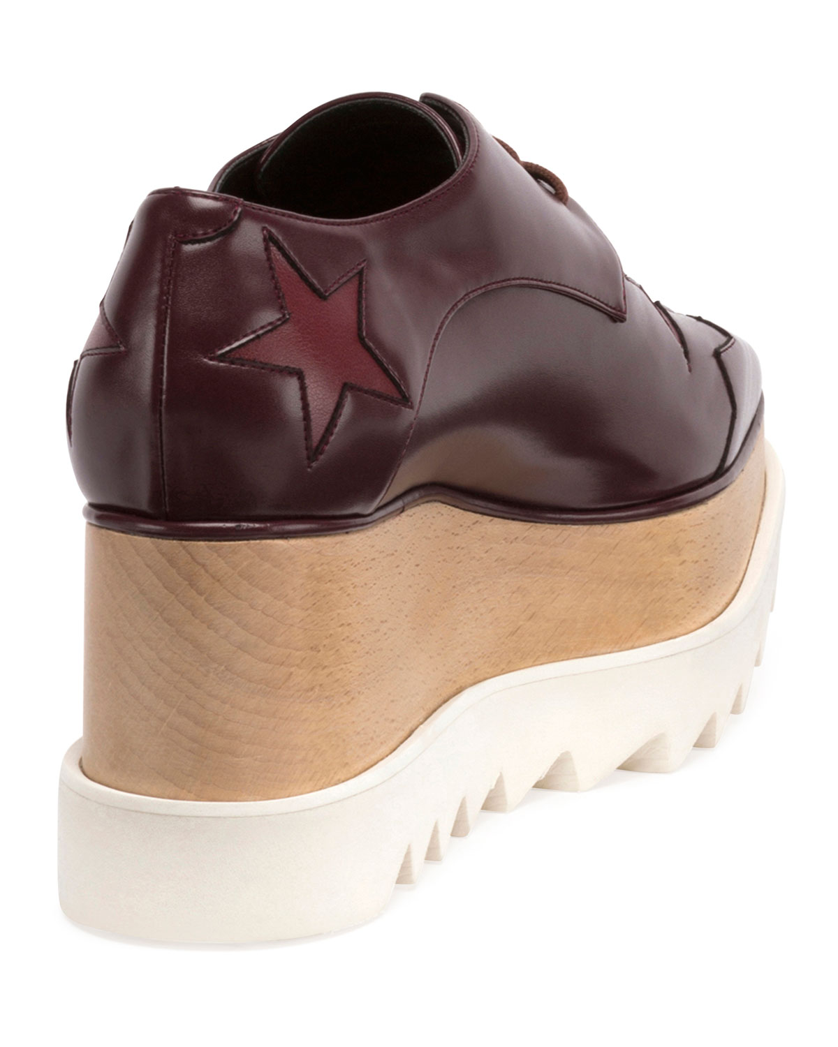 Elyse Star Platform Creeper, Bordeaux/Plum