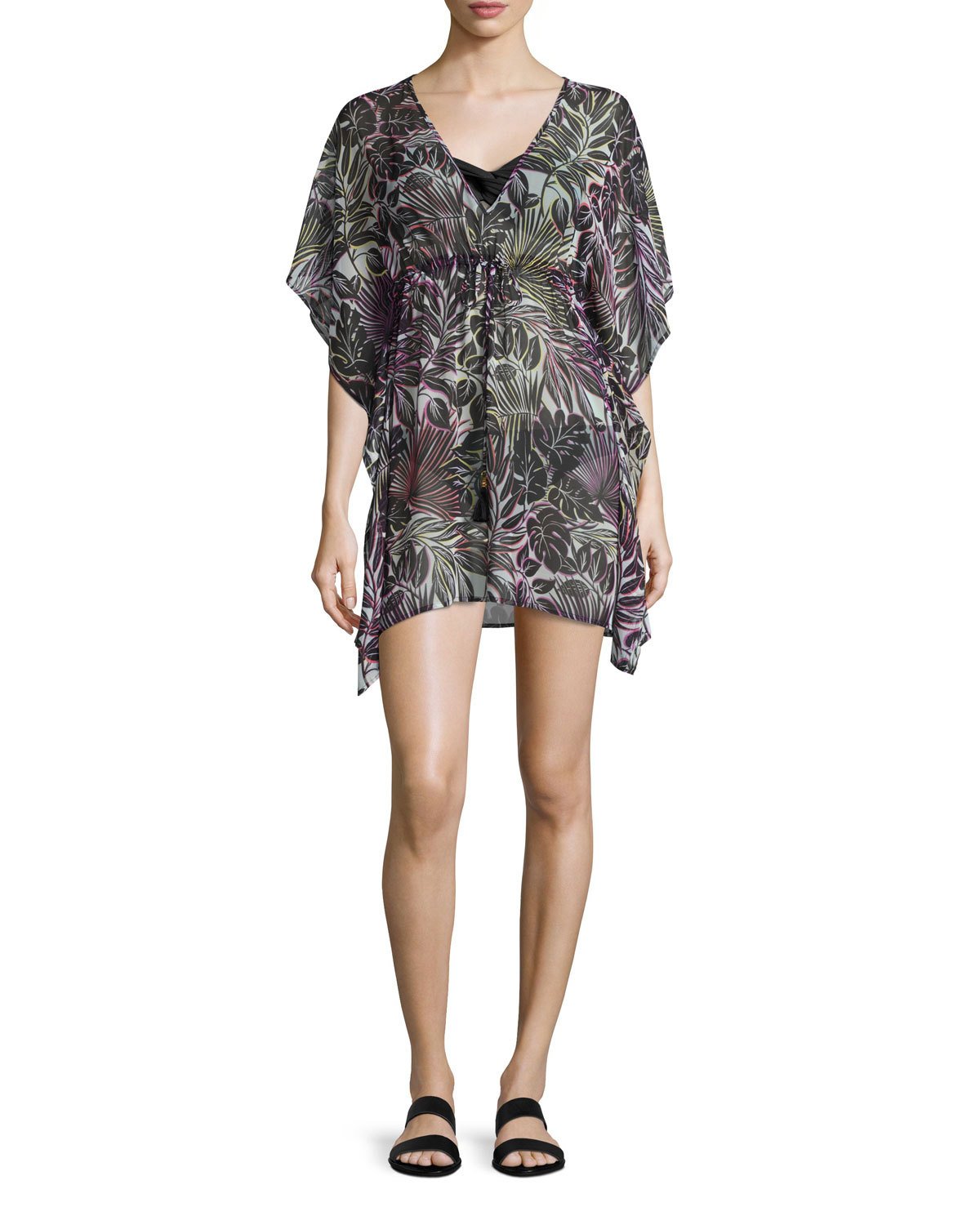 Lively Leaves Tunic Coverup