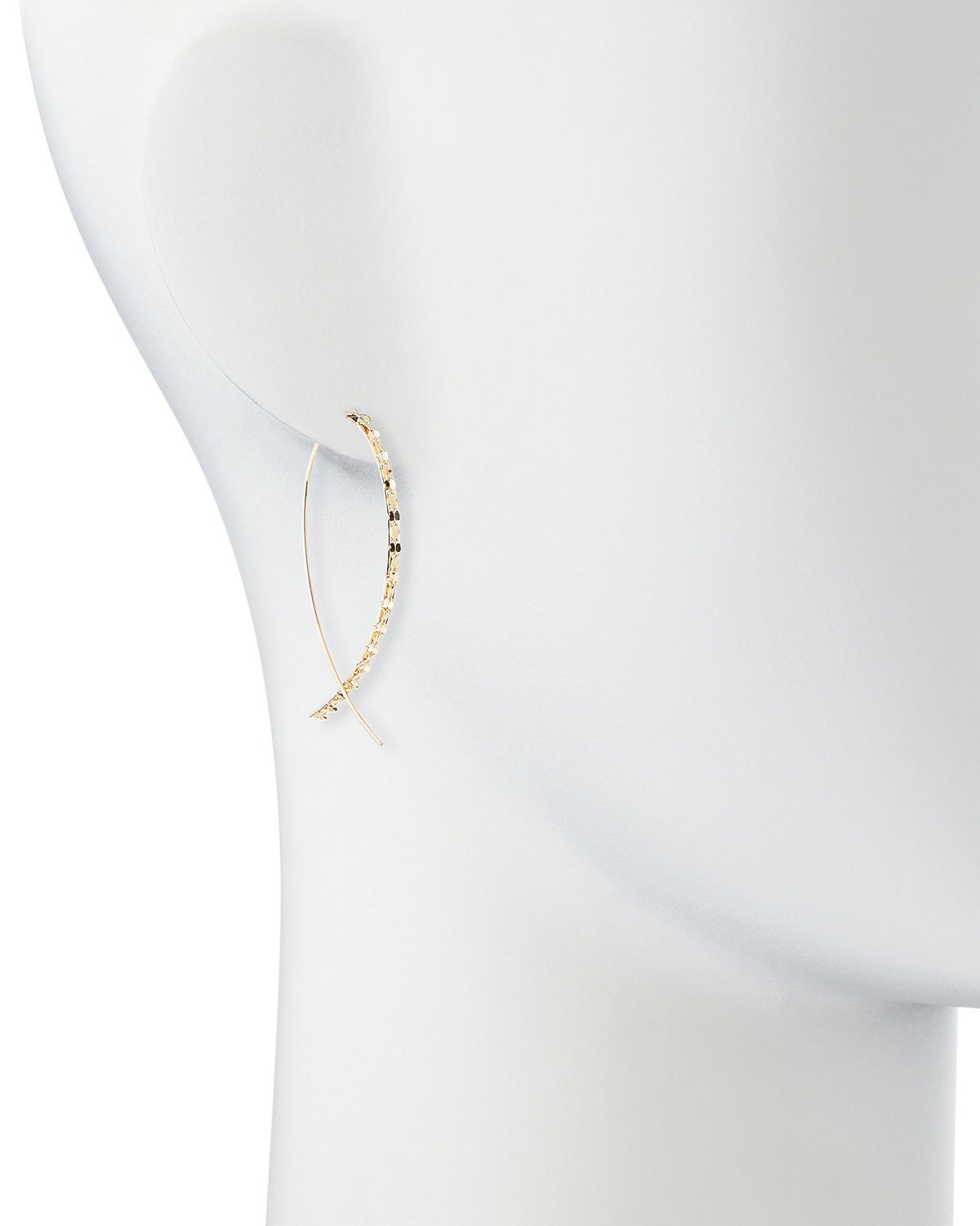 14k Glam Small Hook-On Hoop Earrings