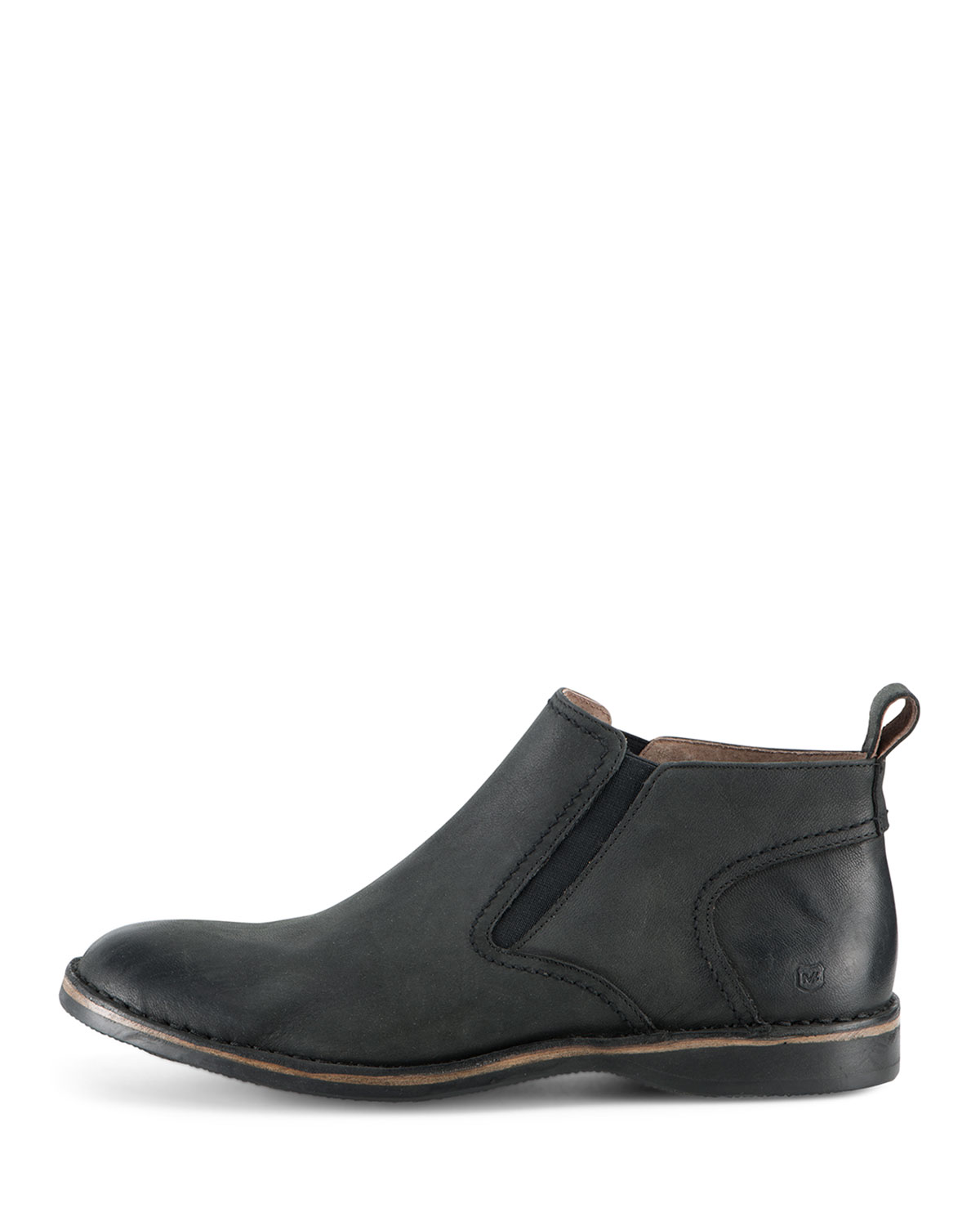 Eugene Leather Ankle Boot, Black