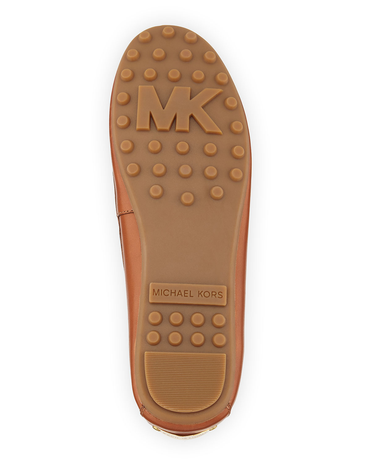 Daisy Leather Moccasin Loafer, Luggage