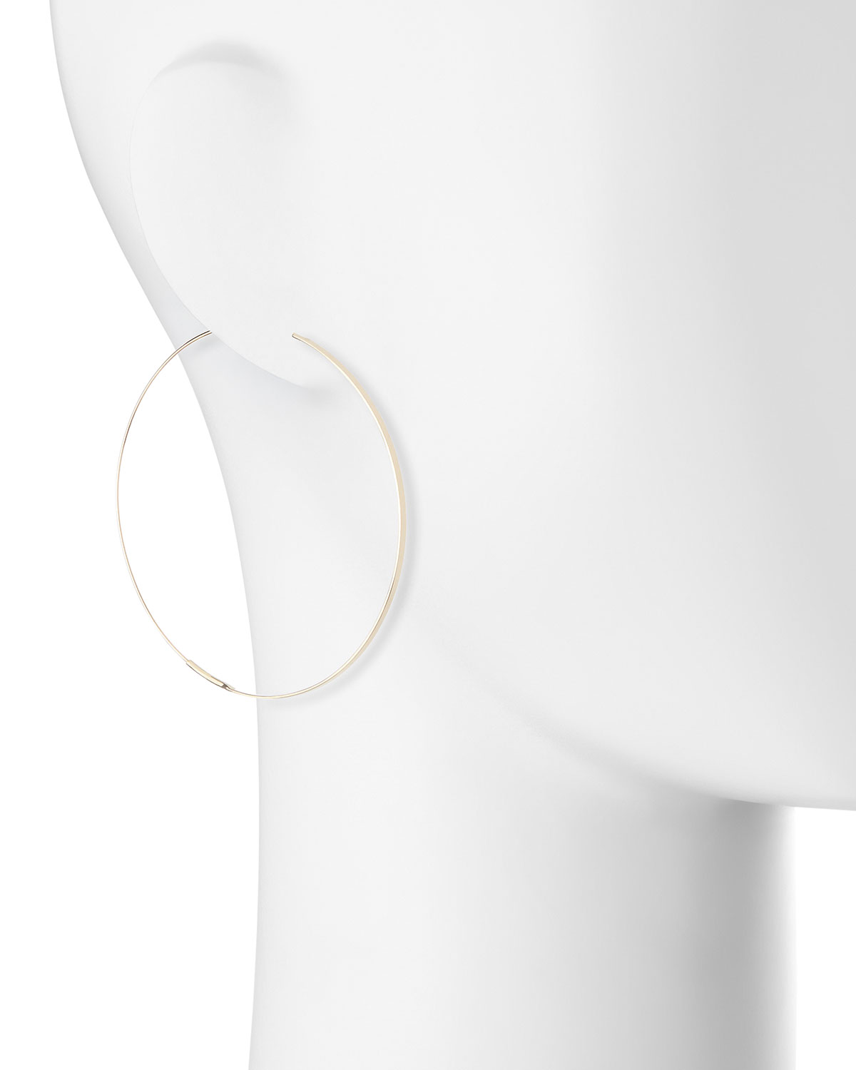 Flat Magic 14K Hoop Earrings