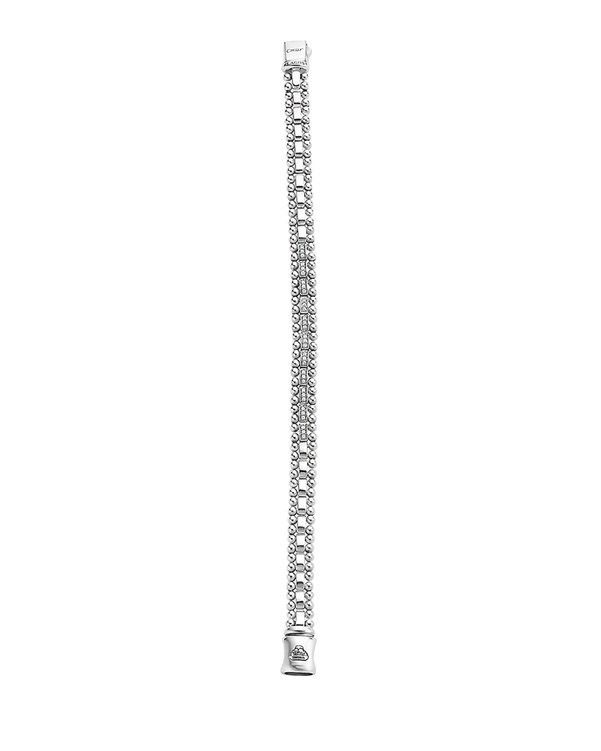 7mm Caviar Spark Bracelet with Diamonds