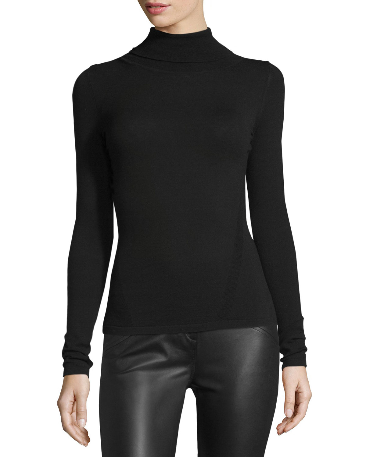 Jelena Turtleneck Sweater, Black