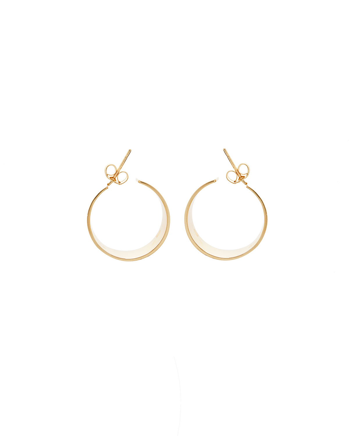 Small Vanity 14K Hoop Earrings