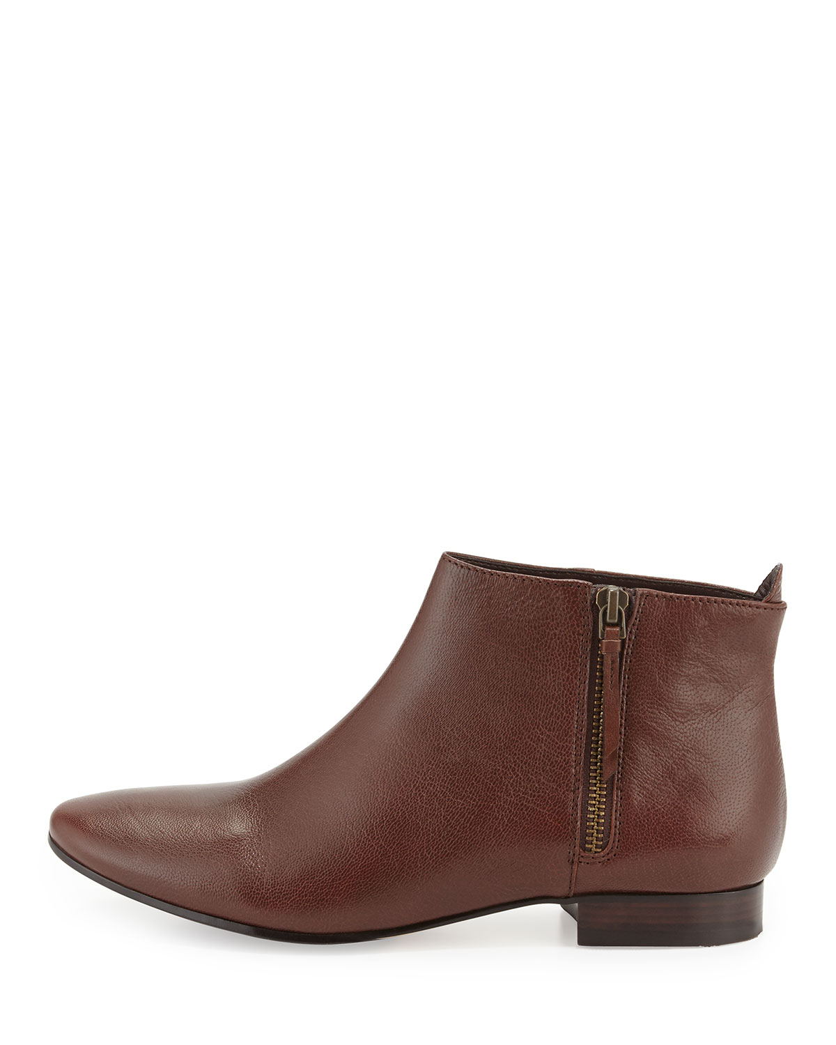 Belmont Leather Bootie, Chestnut