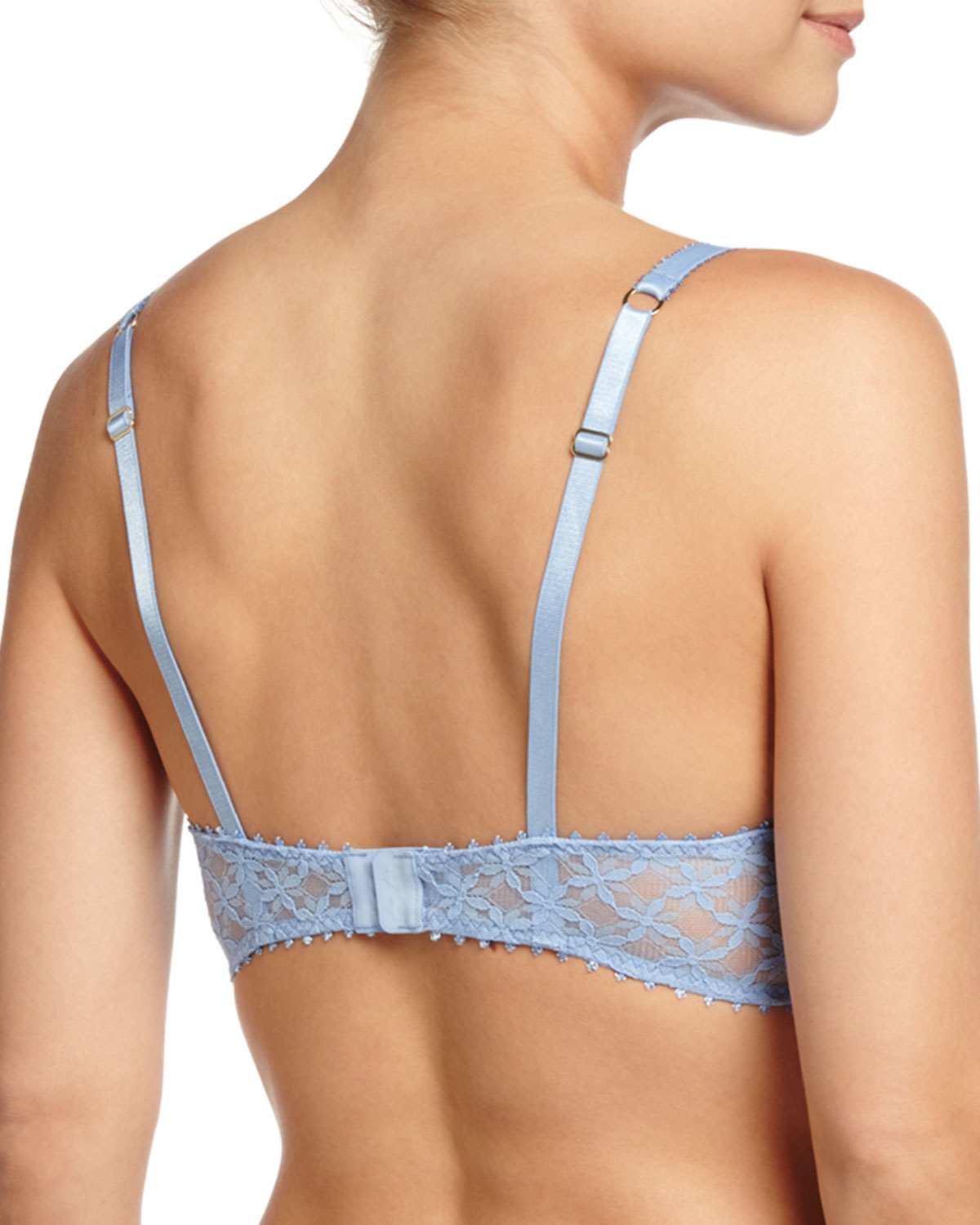 Rachel Shopping Lace Contour Bra, Shirting Blue