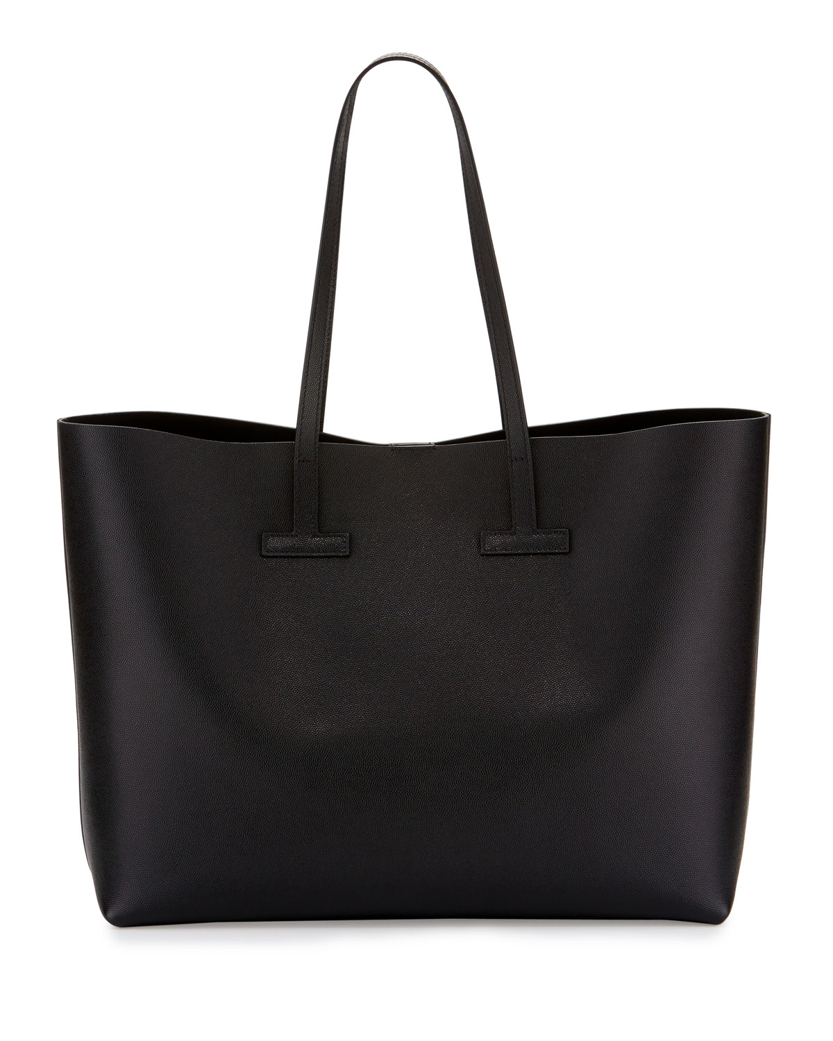 Large Grained Leather Tote Bag