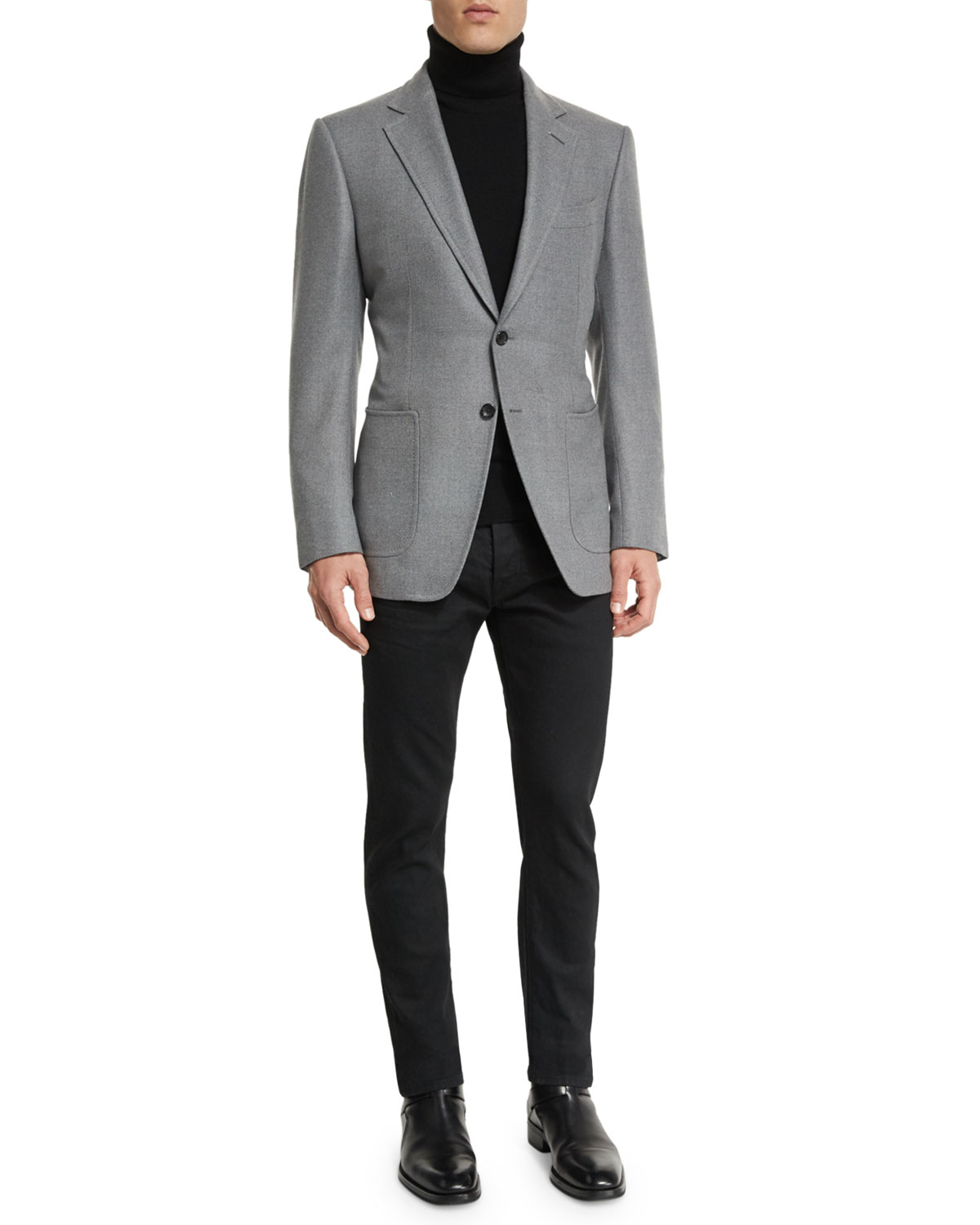 O'Connor Base Twill Sport Jacket, Gray