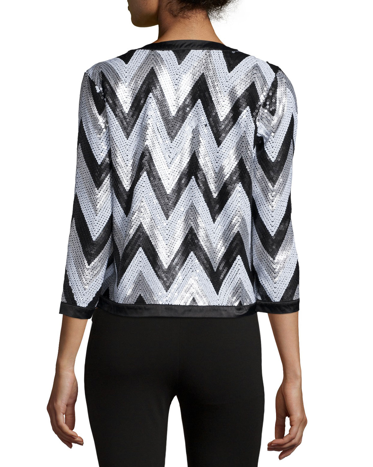 Zigzag-Sequined Jacket 