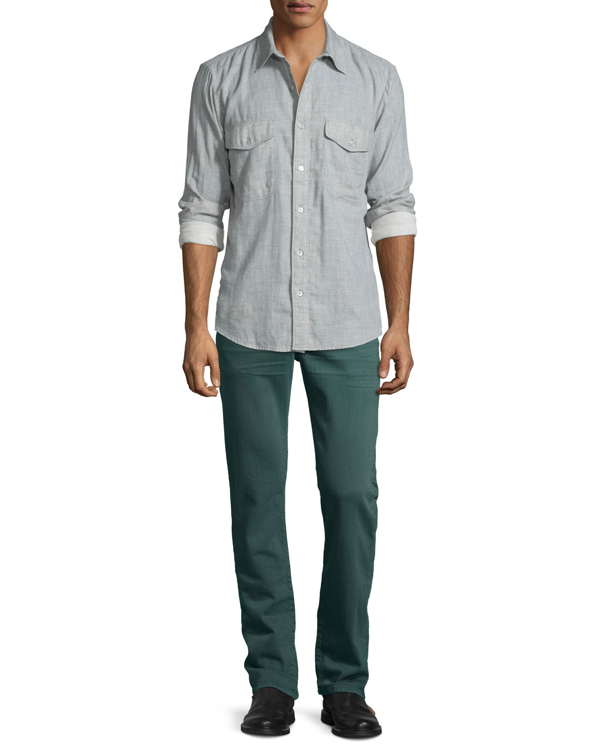 Luxe Performance: Slimmy Moss Jeans