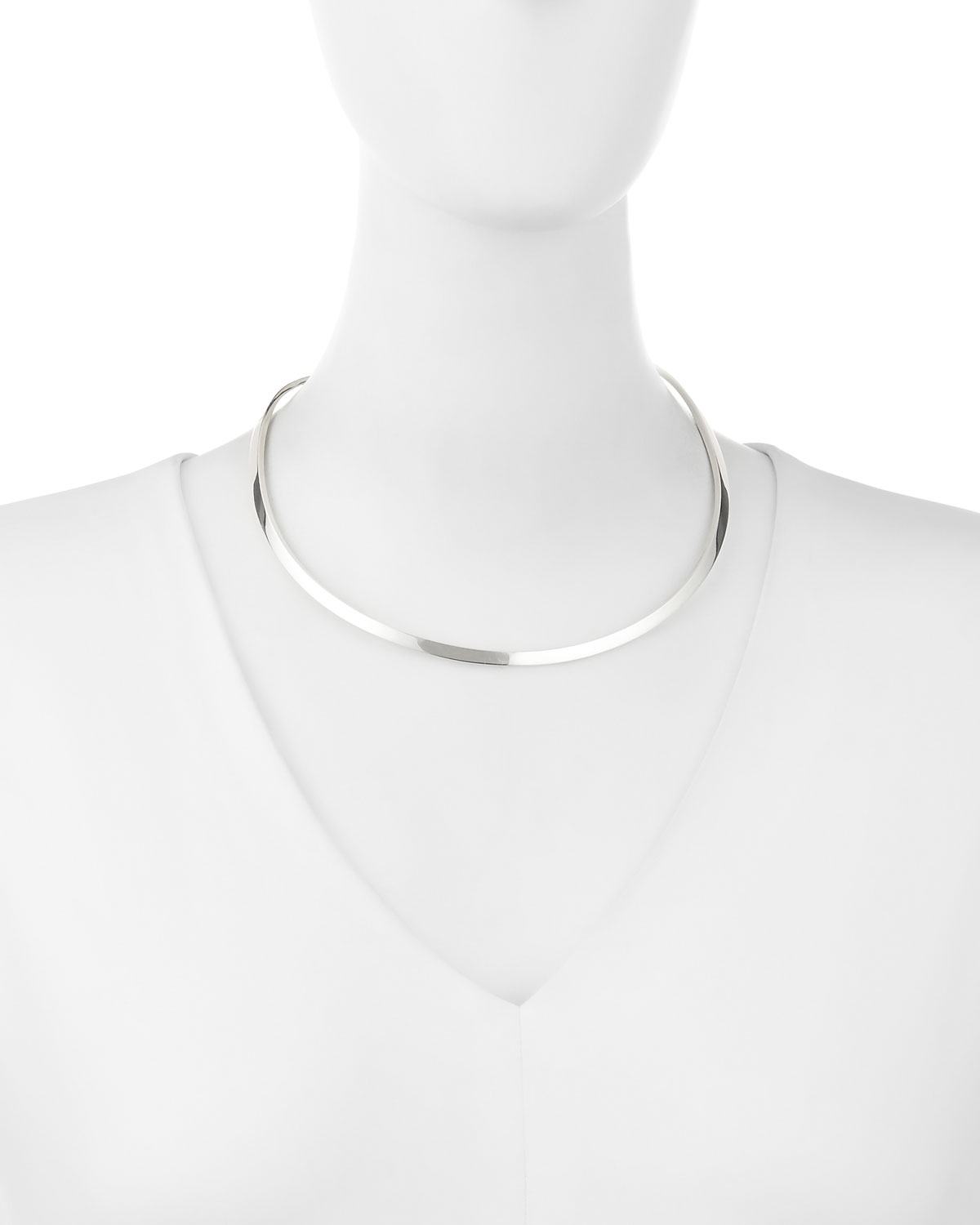 Sterling Silver Collar Necklace